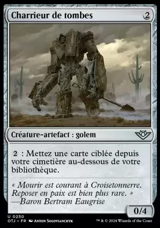 Les Hors-la-loi de Croisetonnerre - Charrieur de tombes