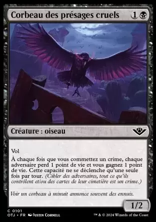 Les Hors-la-loi de Croisetonnerre - Corbeau des présages cruels