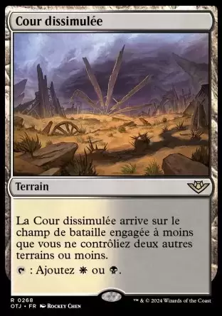 Les Hors-la-loi de Croisetonnerre - Cour dissimulée