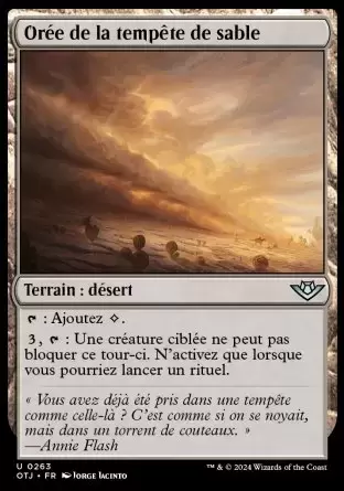 Les Hors-la-loi de Croisetonnerre - Orée de la tempête de sable