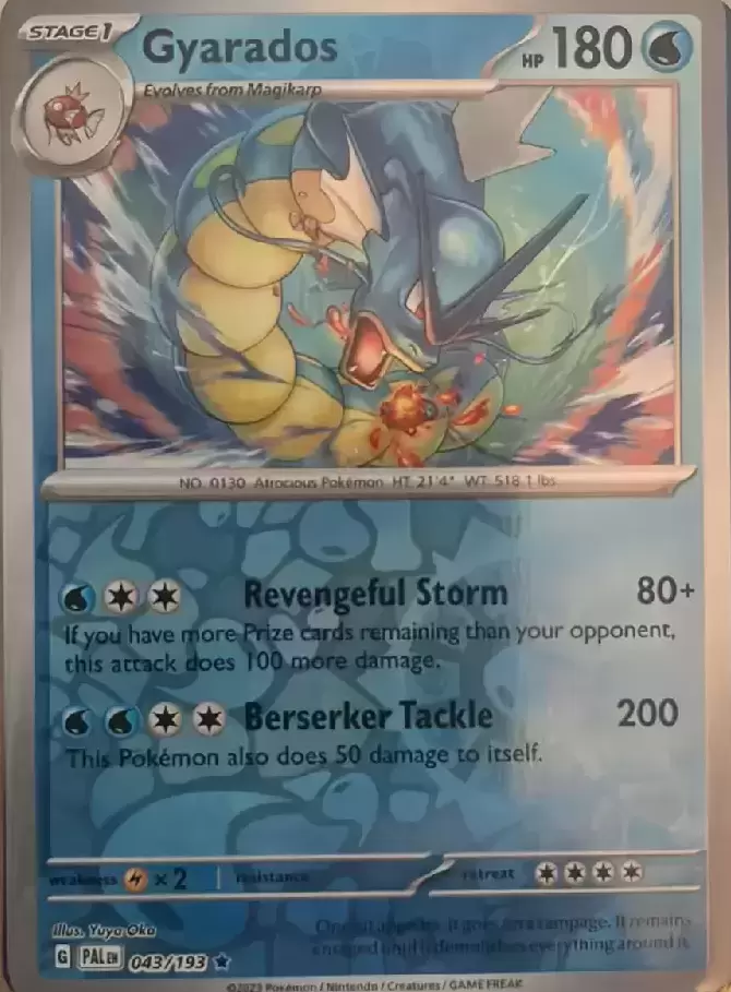 Paldea Evolved - PALEN - Gyarados Reverse
