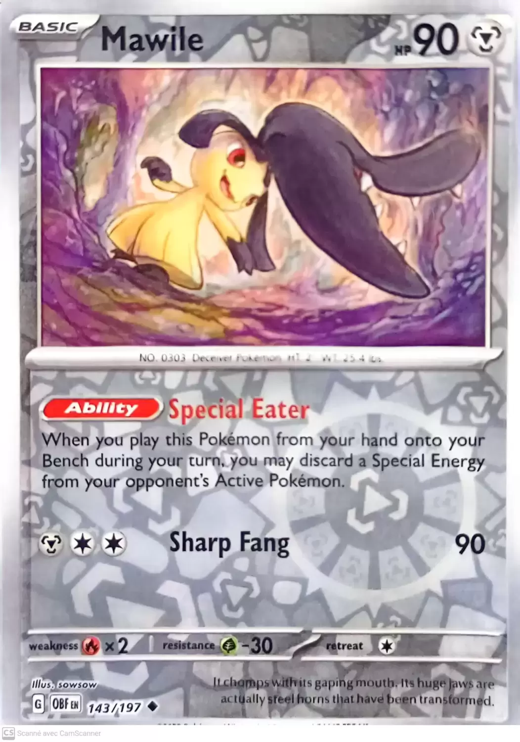 Obsidian Flames - OBF (OBFEN) - Mawile Reverse