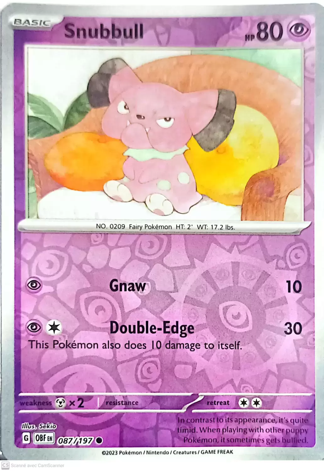 Obsidian Flames - OBF (OBFEN) - Snubbull Reverse