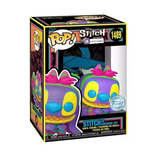 POP! Disney - Stitch in Costume - Stitch as Cheshire Cat Blacklight