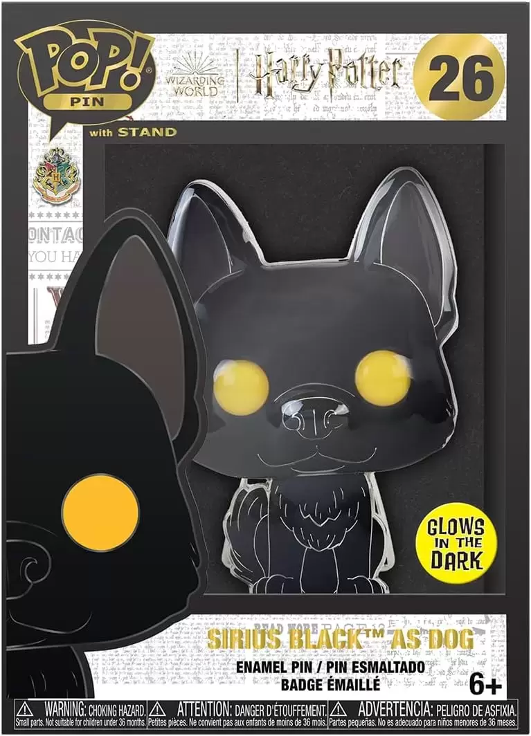 POP! Pin Harry Potter - Sirius Black as Dog (GITD)