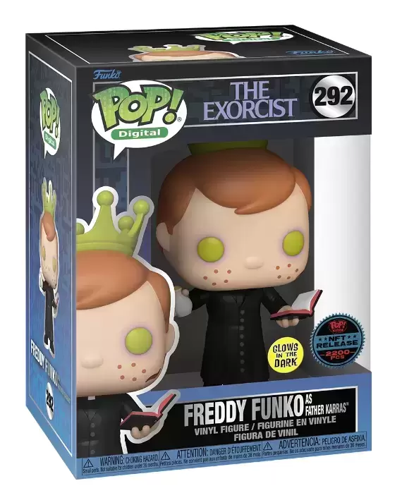 POP! Digital - The Exorcist - Freddy Funko as Father Karras GITD