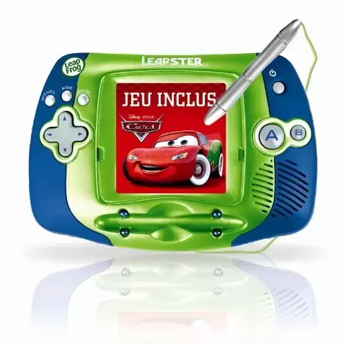 Autres consoles - LeapFrog - LEAPSTER - Console Leapster Verte (Jeu Cars Disney/Pixar Inclus !)