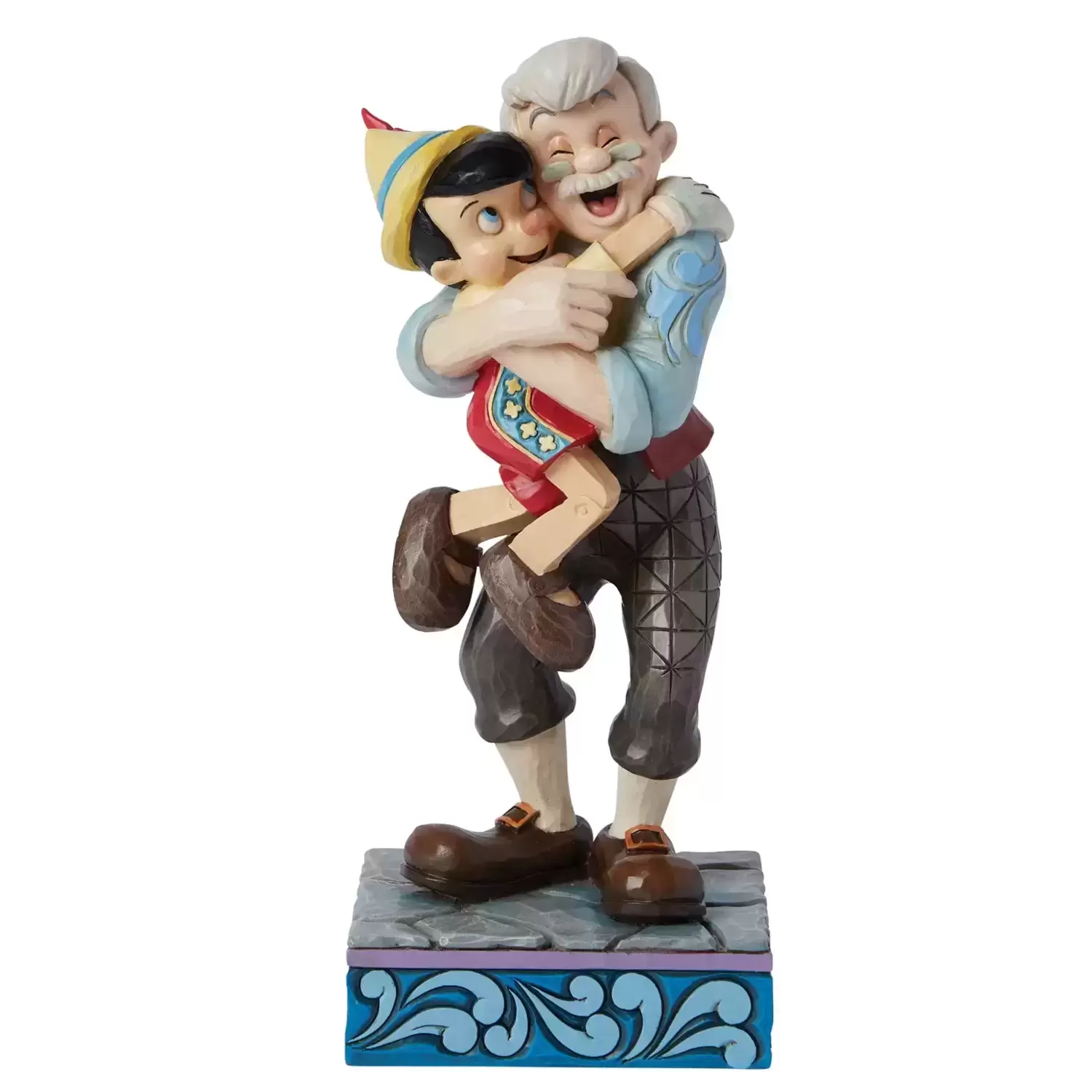 Disney Traditions by Jim Shore - Gepetto & Pinocchio Hugging