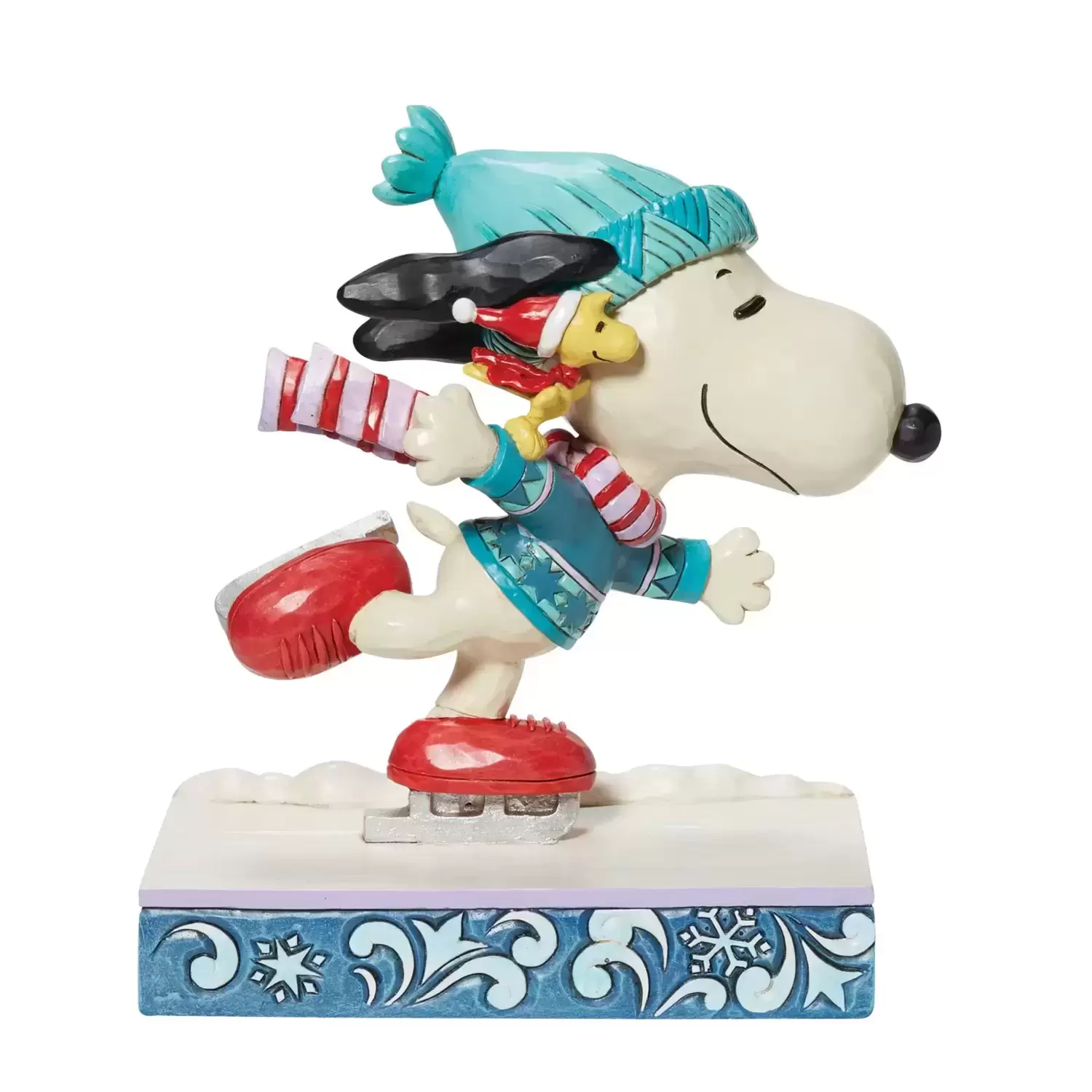 Peanuts - Jim Shore - Snoopy & Woodstock Skating