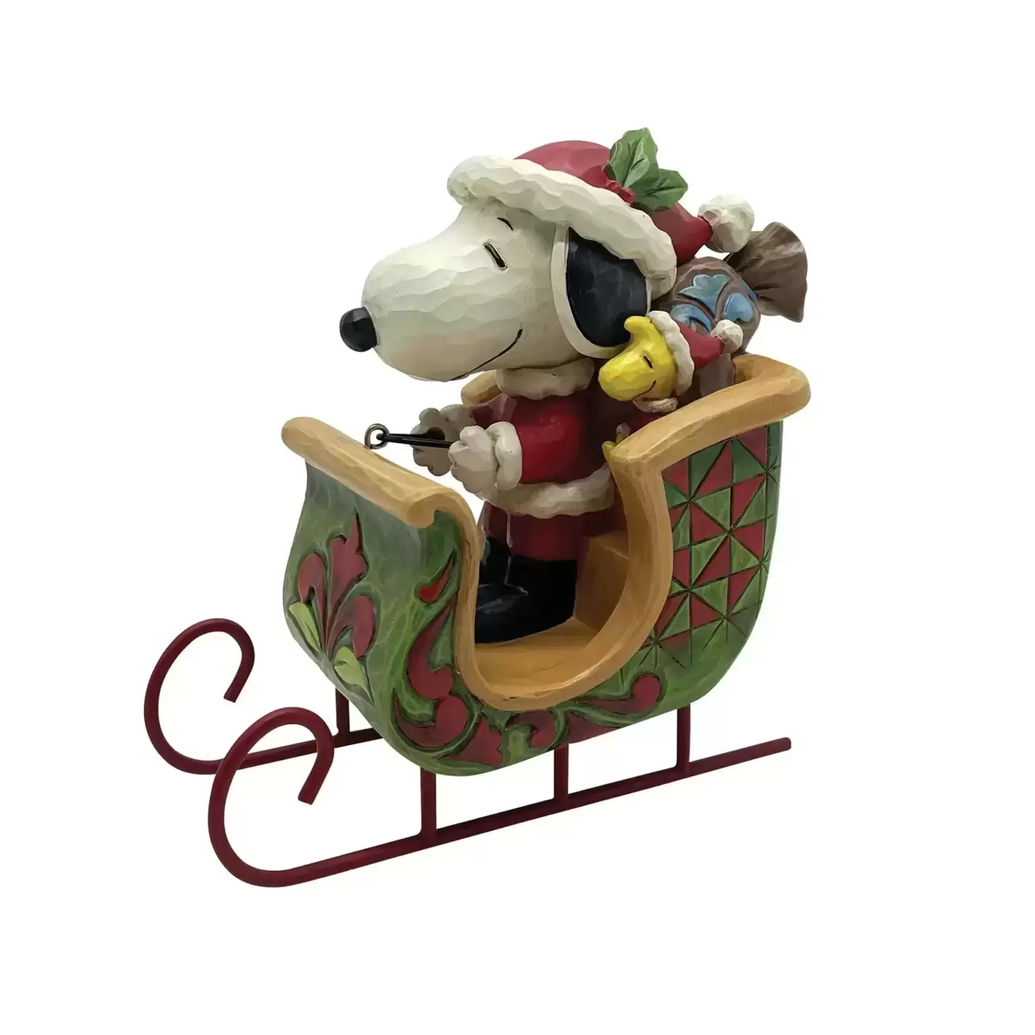 Peanuts - Jim Shore - Snoopy & Woodstock in Sleigh