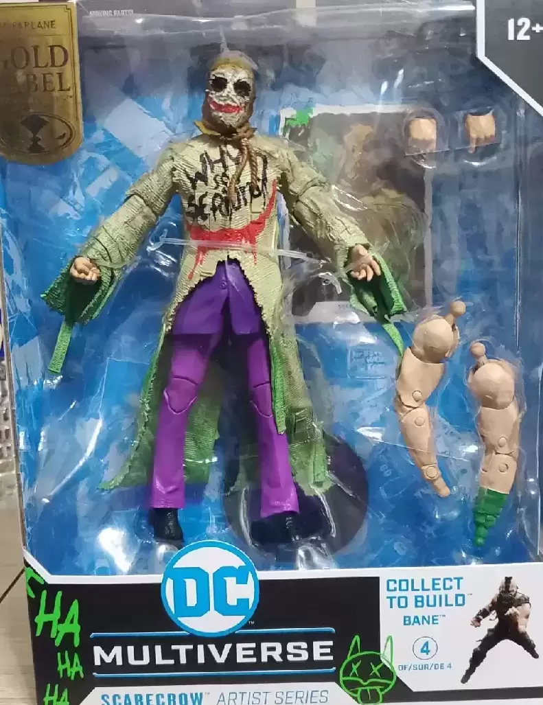 McFarlane - DC Multiverse - Scarecrow - The Dark Knight Trilogy Jokerized - Gold Label