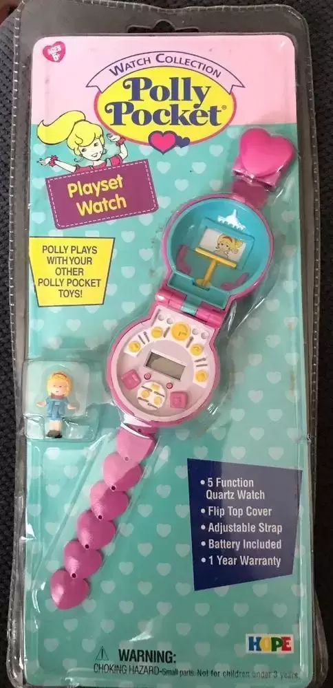 Polly Pocket (1989 - 1998) - Watch Pink