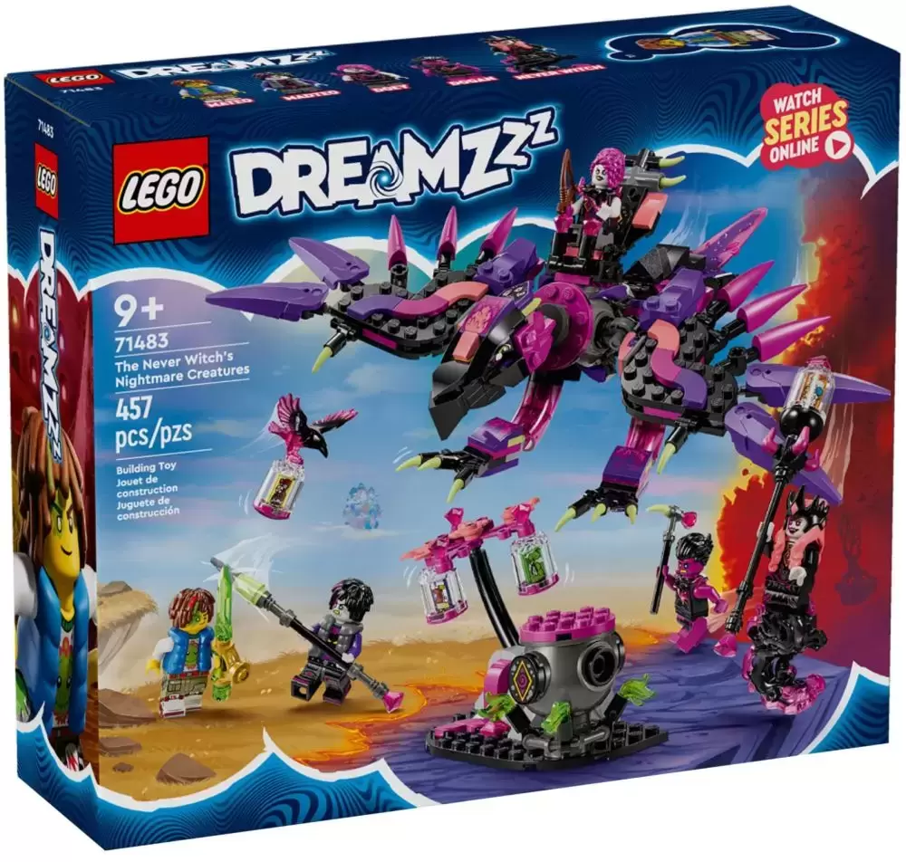 The Never Witch's Nightmare Creatures - LEGO DreamZZZ set 71483