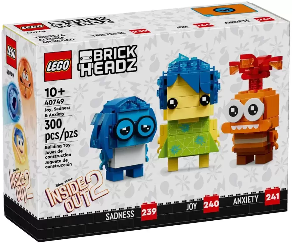 LEGO BrickHeadz - 239 / 241 - Joy, Sadness & Anxiety