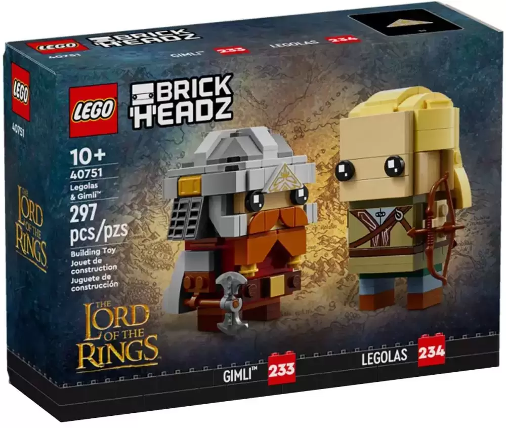 LEGO BrickHeadz - 233 & 234 - Legolas & Gimli