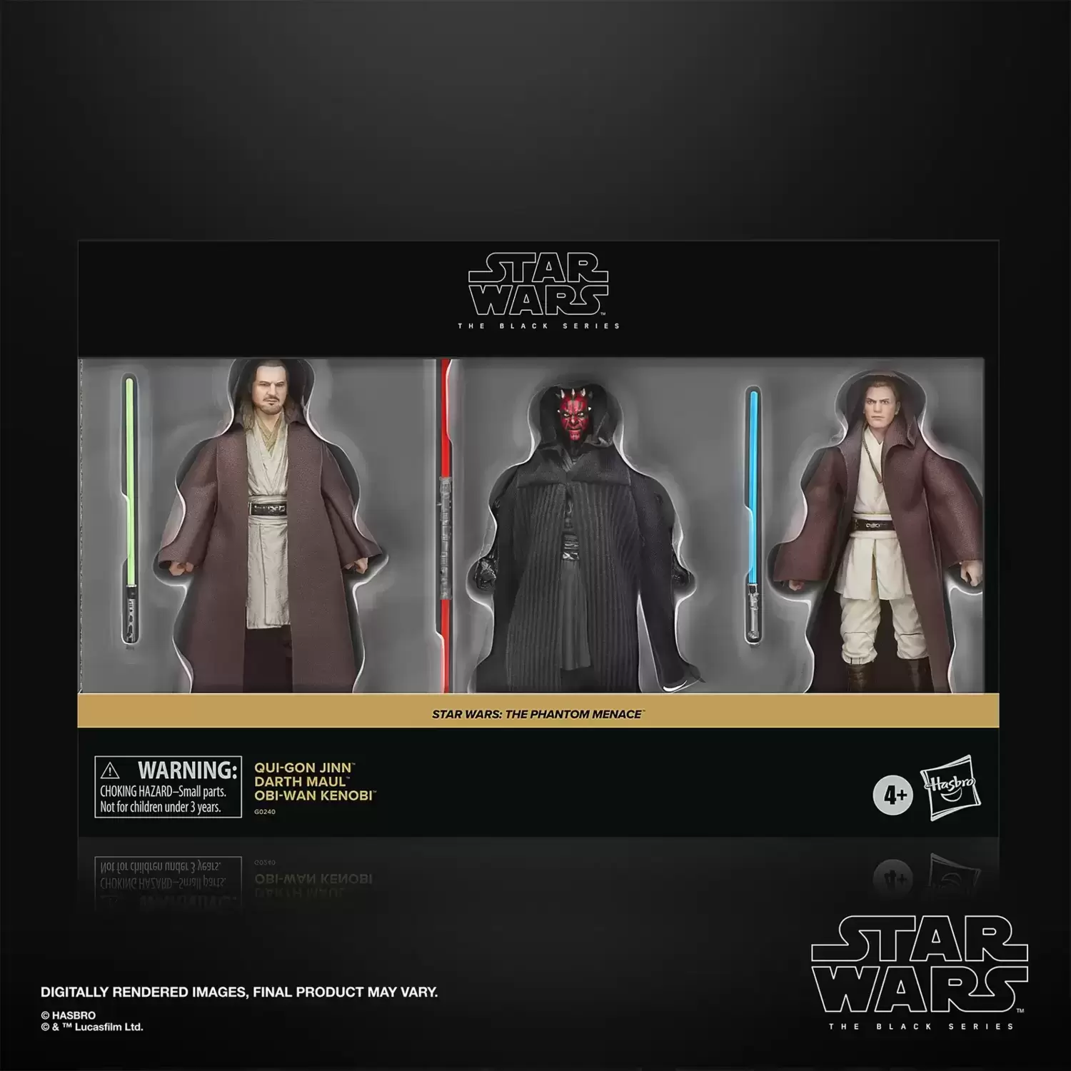 The Black Series - Phase 4 - Qui-Gon Jinn, Darth Maul & Obi-Wan Kenobi