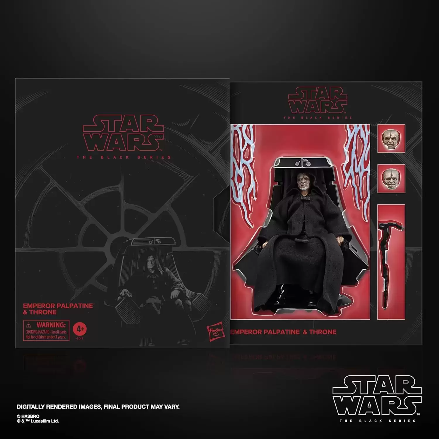 Black Series Red - 6 inches - Emperor Palpatine & Throne