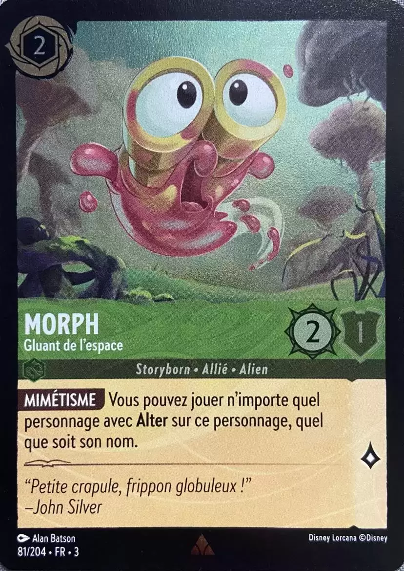 Les Terres d\'Encres - Chapitre 3 - Morph - Gluant de l\'espace - Brillante
