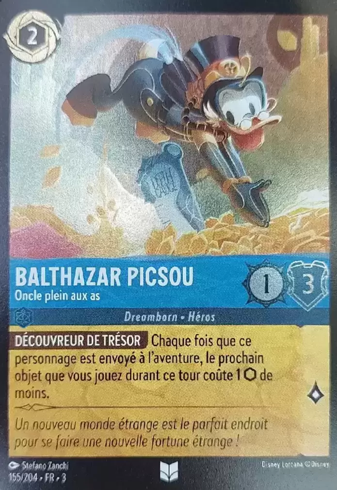 Les Terres d\'Encres - Chapitre 3 - Balthazar Picsou - Oncle plein aux as - Brillante