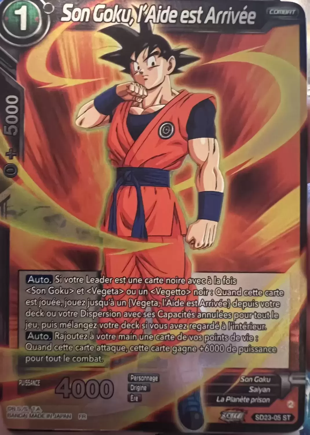 Final Radiance [SD23] - Son Goku, l’aide est arrivée (Foil)