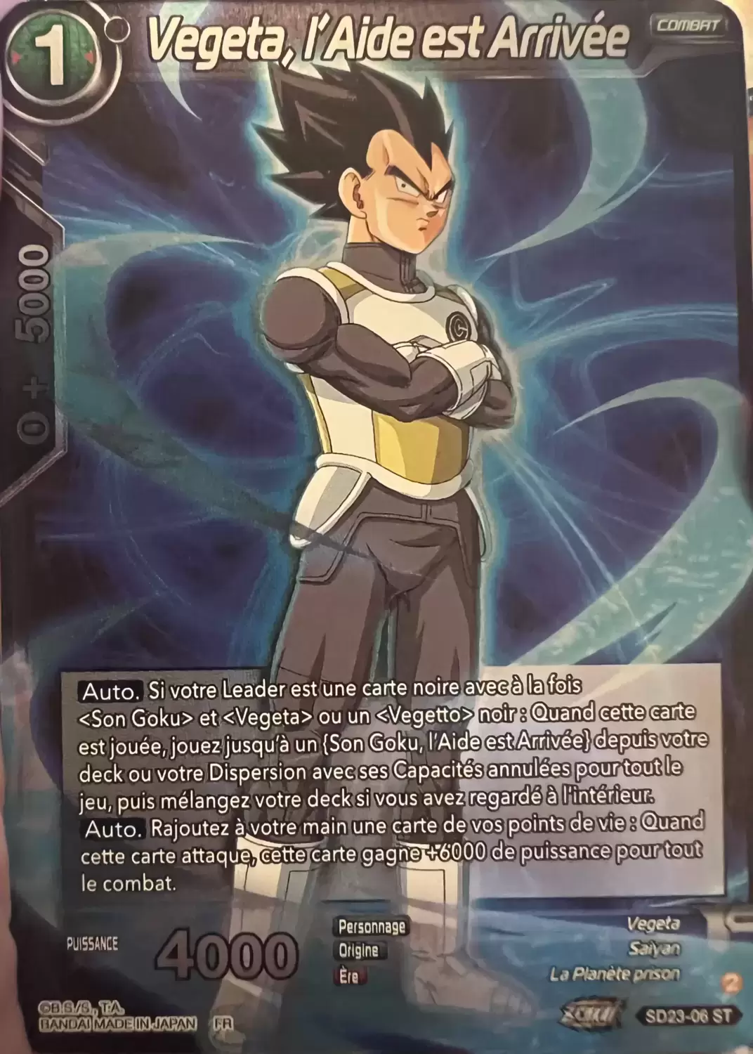 Final Radiance [SD23] - Vegeta, l’aide est arrivée (Foil)