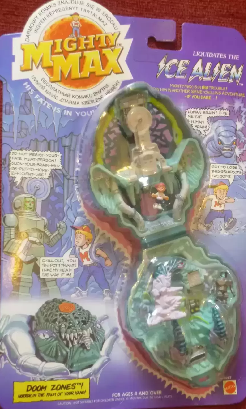 Ice Alien - Mighty Max Doom Zones