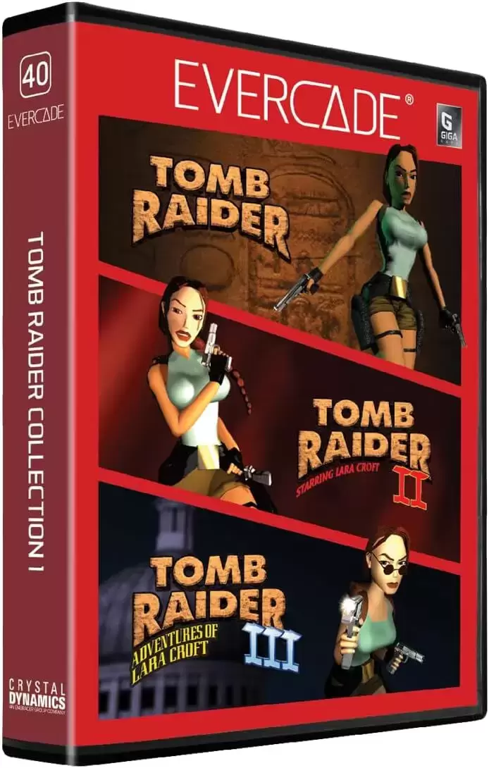 Jeux Evercade - Tomb Raider Collection 1
