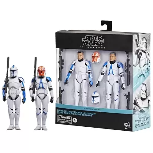 The Black Series - Colored Box - Phase I Clone Trooper Lieutenant & 332nd Ahsoka Clone Trooper