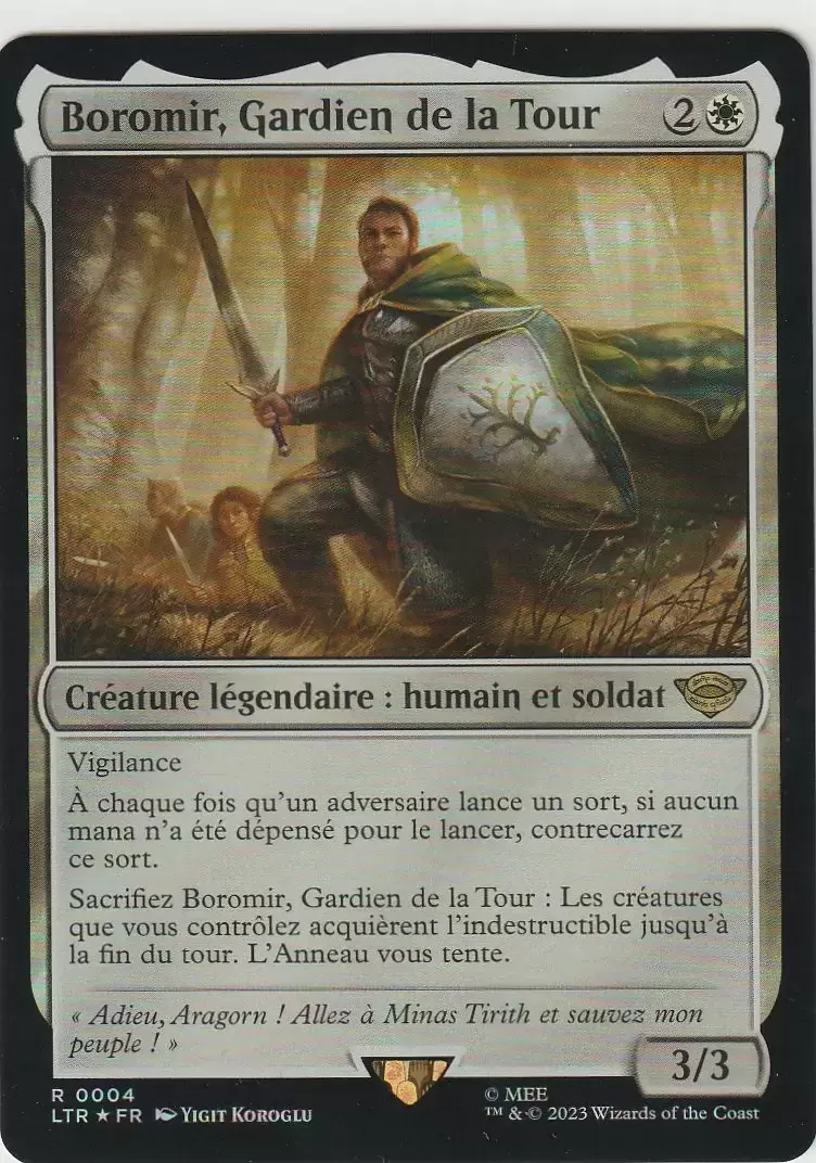 Le Seigneur des Anneaux : Chroniques de la Terre du Milieu - Boromir, Gardien de la Tour Foil