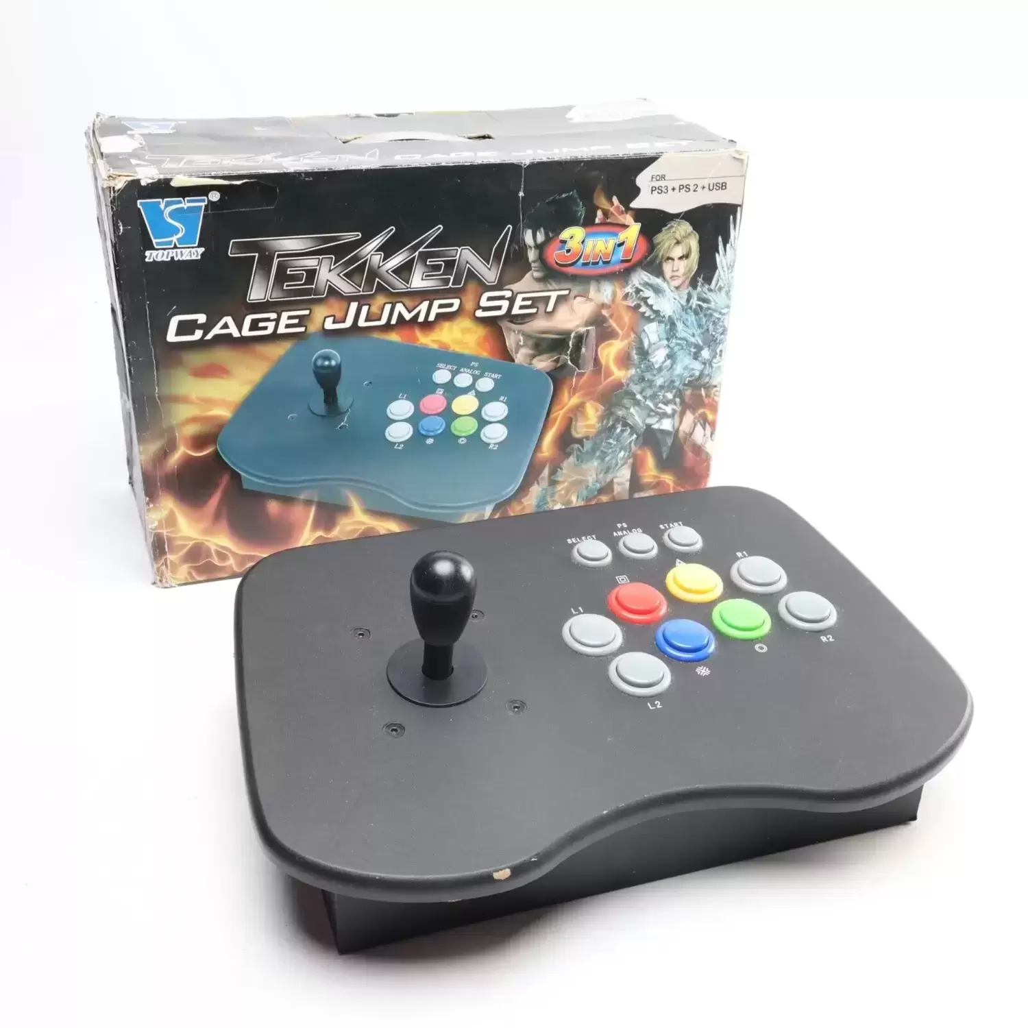 Arcade Stick - Tekken Cage Jump Set - Universal 3 in 1