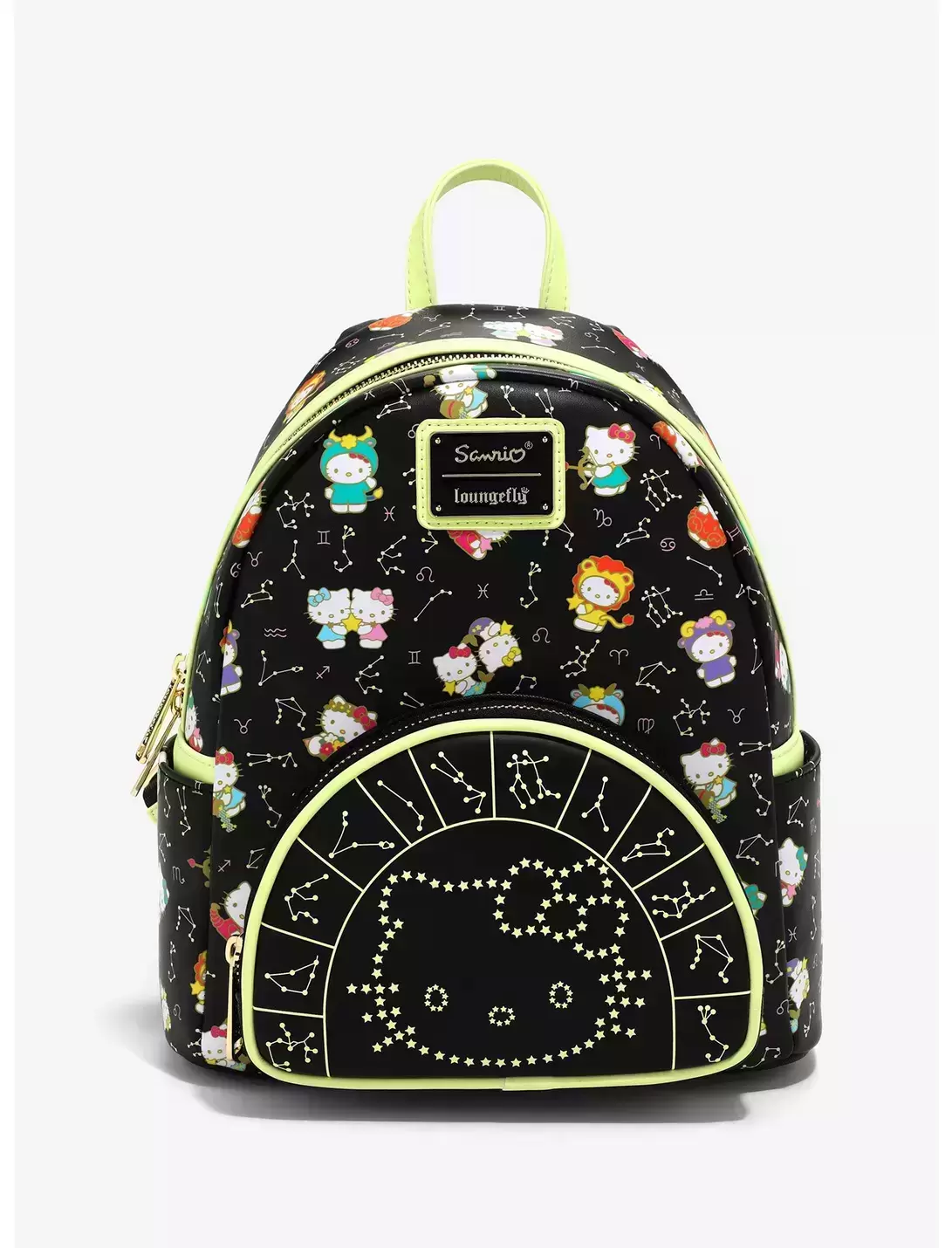 Loungefly - Hello Kitty Zodiac Sign Glow-in-the-Dark Mini Backpack - BoxLunch Exclusive