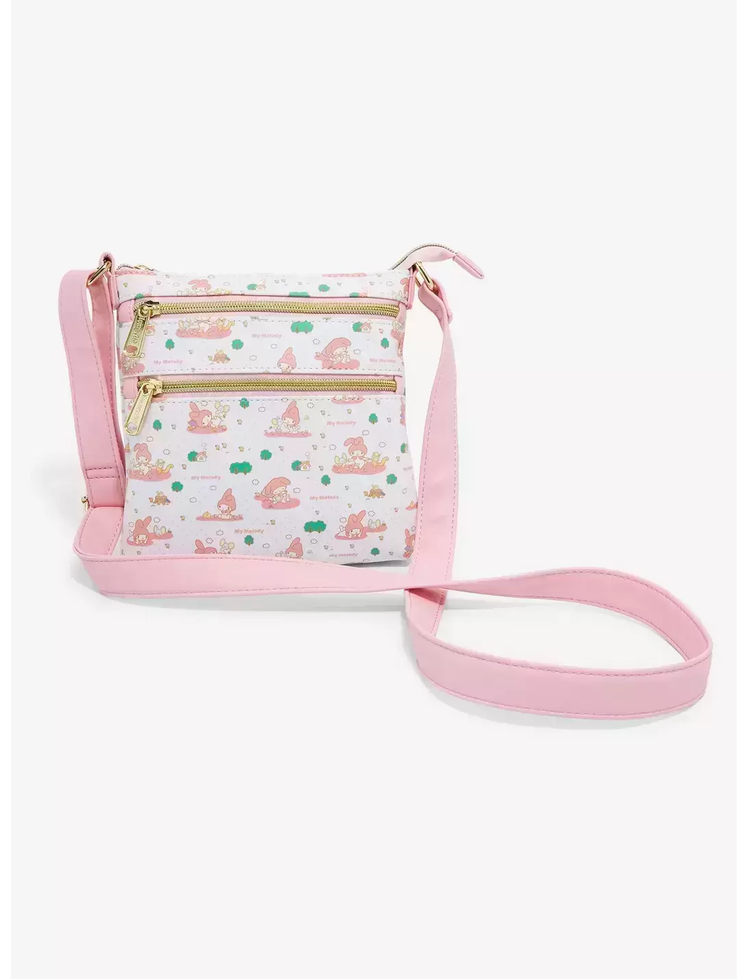 Loungefly - My Melody Allover Print Crossbody Bag - BoxLunch Exclusive