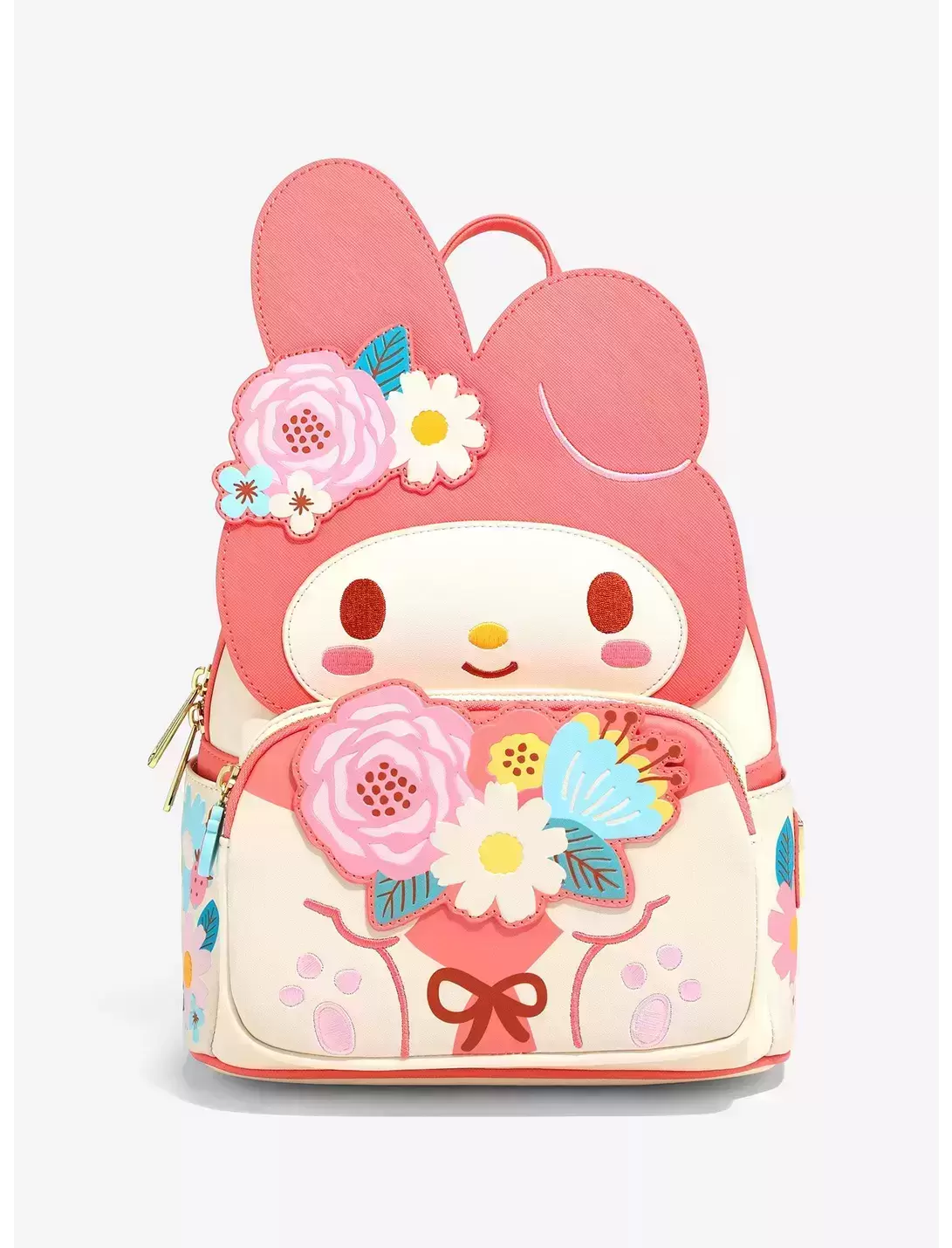 Loungefly - My Melody Figural Floral Mini Backpack - BoxLunch Exclusive