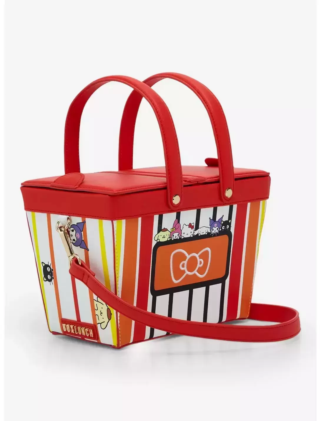 Loungefly - Sanrio Hello - Kitty and Friends Kawaii Mart Shopping Basket Crossbody Bag - BoxLunch Exclusive
