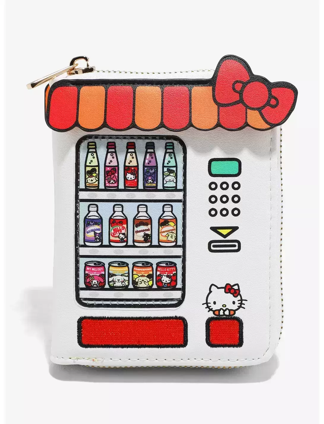 Loungefly - Sanrio Hello Kitty & Friends Kawaii Mart Vending Machine Figural Zip Wallet - BoxLunch Exclusive