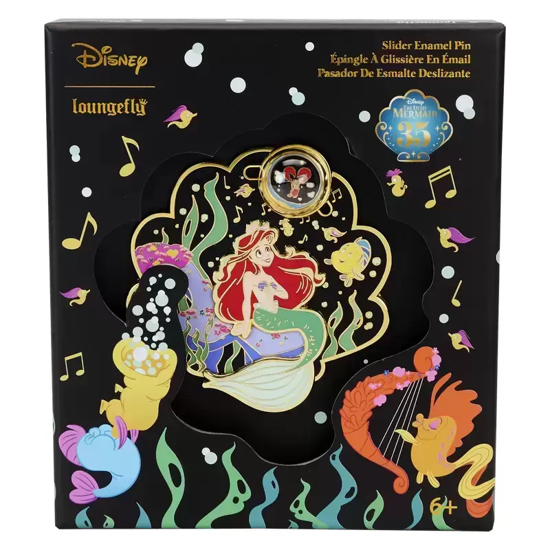 Loungefly and Boxlunch Pins - The Little Mermaid 35th Anniversary Life is the Bubbles 3\