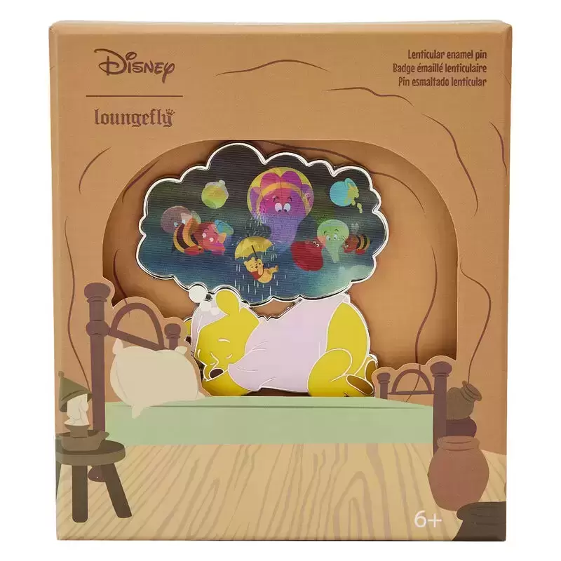 Loungefly and Boxlunch Pins - Winnie the Pooh Heffa-Dream Lenticular Pin