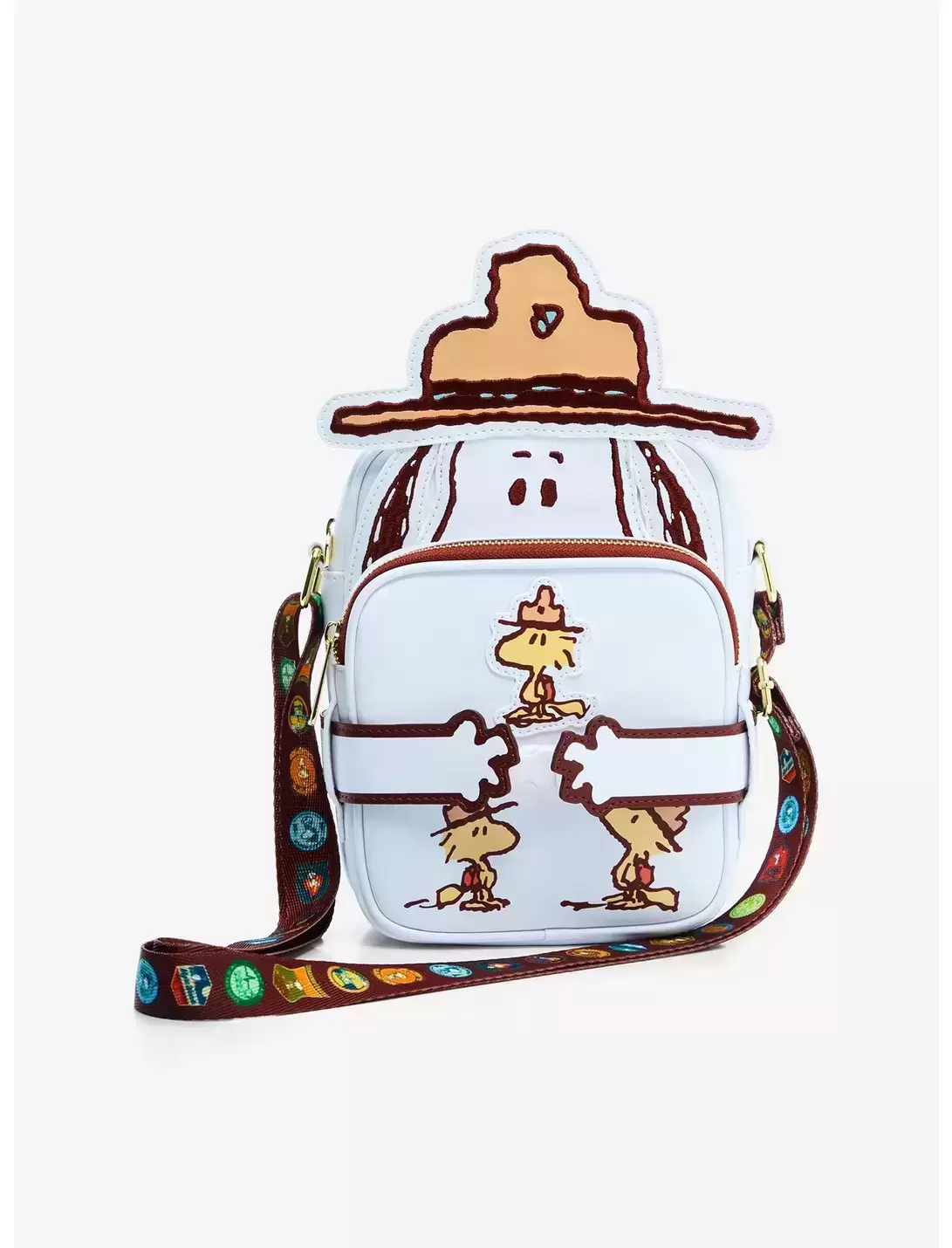 Loungefly - Peanuts Snoopy and Woodstock Camper Crossbody Bag