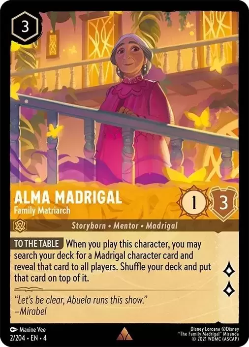 Ursula\'s Return - Alma Madrigal - Family Matriarch