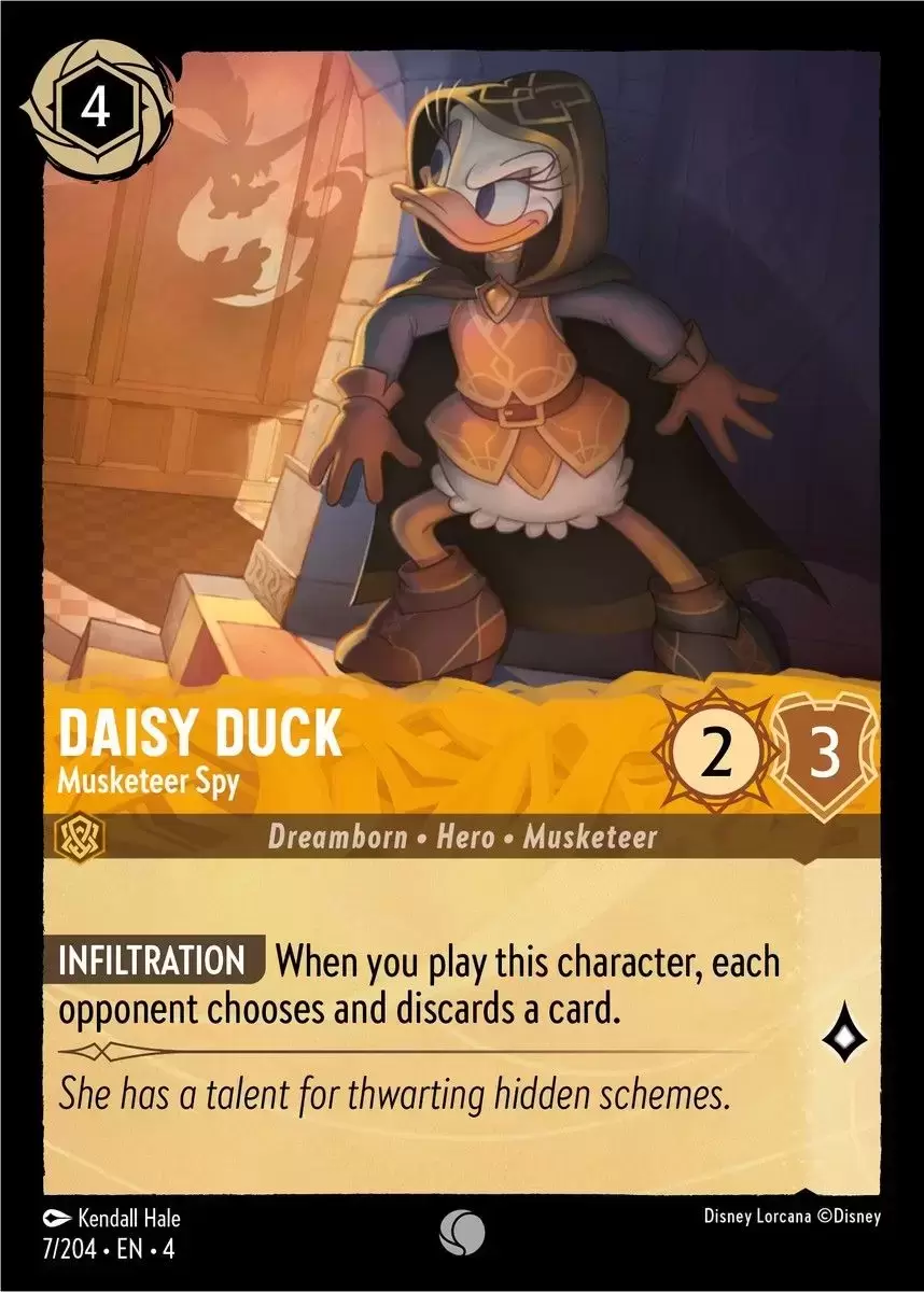 Ursula\'s Return - Daisy Duck - Musketeer Spy