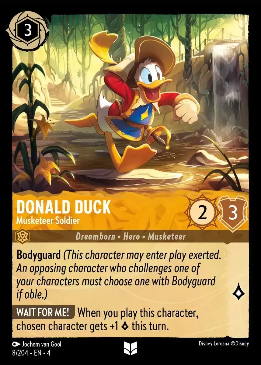 Ursula\'s Return - Donald Duck - Musketeer Soldier