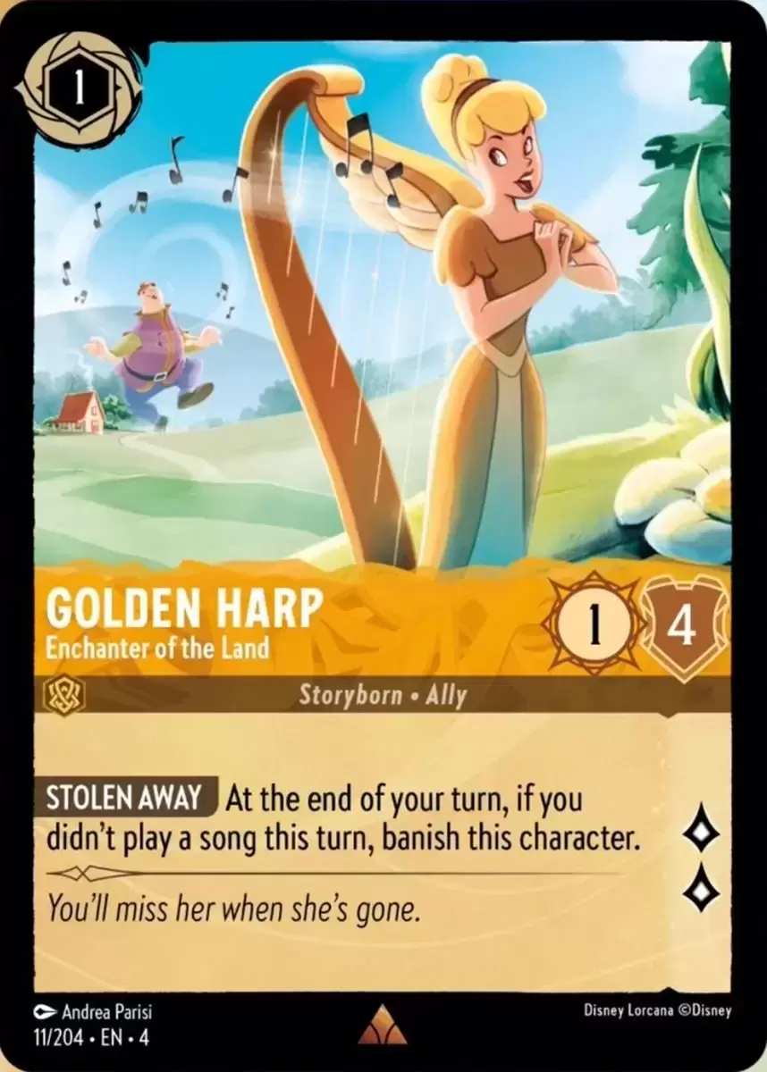 Ursula\'s Return - Golden Harp - Enchanter of the Land