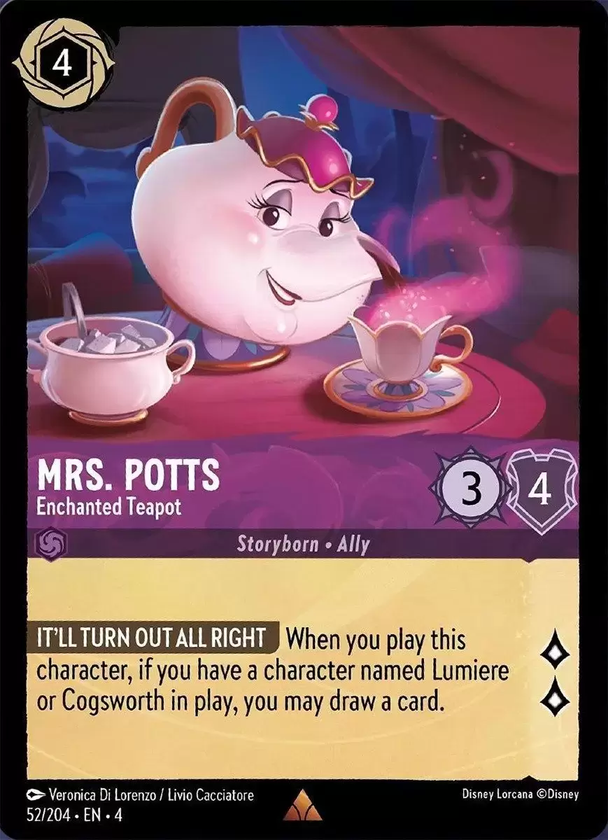 Ursula\'s Return - Mrs. Potts - Enchanted Teapot