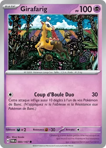 Mascarade Crépusculaire TWMFR - Girafarig