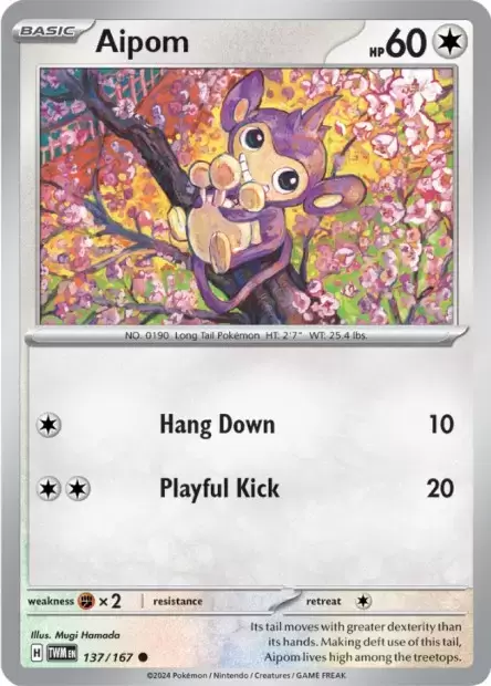 Twilight Mascarade - TWMEN - Aipom
