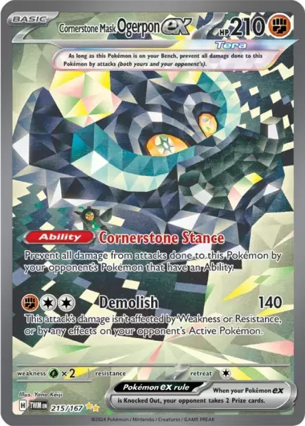 Twilight Mascarade - TWMEN - Cornerstone Mask Ogerpon EX