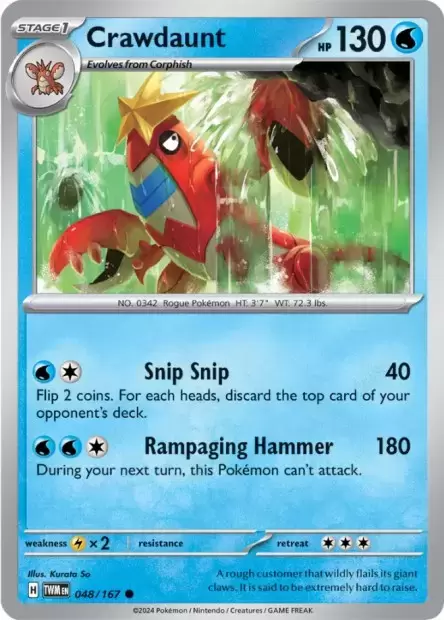 Twilight Mascarade - TWMEN - Crawdaunt