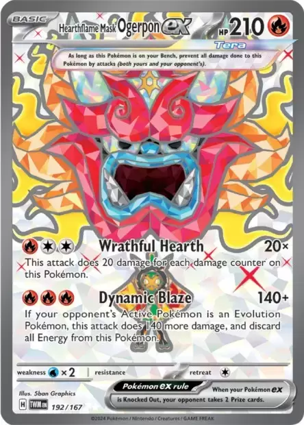 Twilight Mascarade - TWMEN - Hearthflame Mask Ogerpon EX