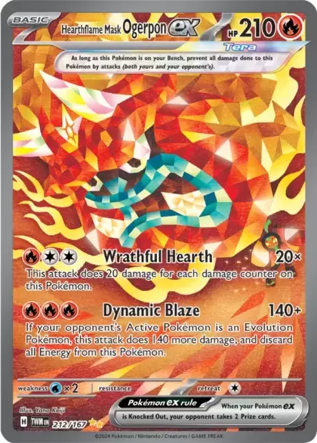 Twilight Mascarade - TWMEN - Hearthflame Mask Ogerpon EX
