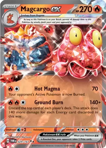 Twilight Mascarade - TWMEN - Magcargo EX